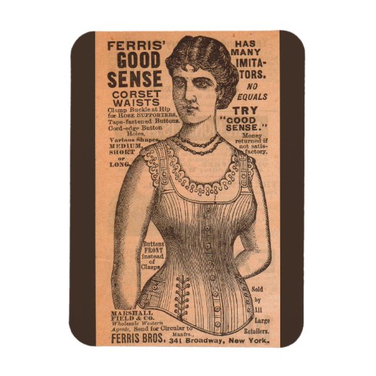 Magnet Flexible 1880s Ferris Common Sense Corsets et (Vertical)