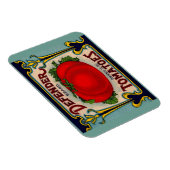 Magnet Flexible 1910s Defender marque tomates étiquette (Côté Droit)