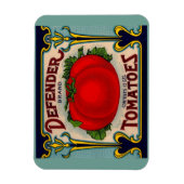 Magnet Flexible 1910s Defender marque tomates étiquette (Vertical)