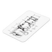 Magnet Flexible 1939 Selmer Paris Balancé Action Saxophone (Côté Gauche)