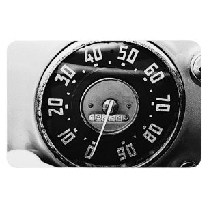 Magnet Flexible 1950 Classic Pickup Truck Speedometer Refrigerato