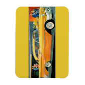 Magnet Flexible 1950 s golden Rocket 88 Oldsmobile (Vertical)