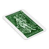 Magnet Flexible 1958 Jardinage + Timbre d'horticulture (Côté Droit)