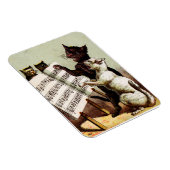 Magnet Flexible 19e C. Chats chanteurs (Côté Droit)