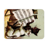 Magnet Flexible 19e C. Chats chanteurs (Horizontal)