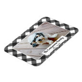 Magnet Flexible 1 Collage de photos Nom de famille - Buffalo Check (Côté Gauche)