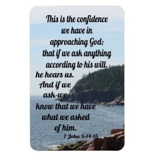 Magnet Flexible 1 Jean 5:14-15