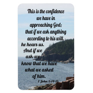 Magnet Flexible 1 Jean 5:14-15