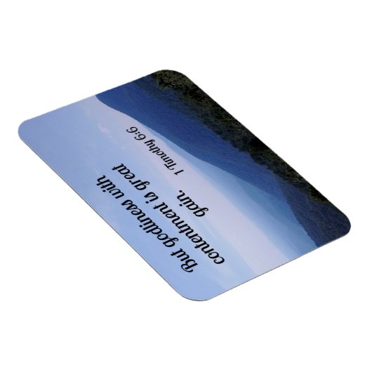 Magnet Flexible 1 Timothée 6:6 (Côté Droit)