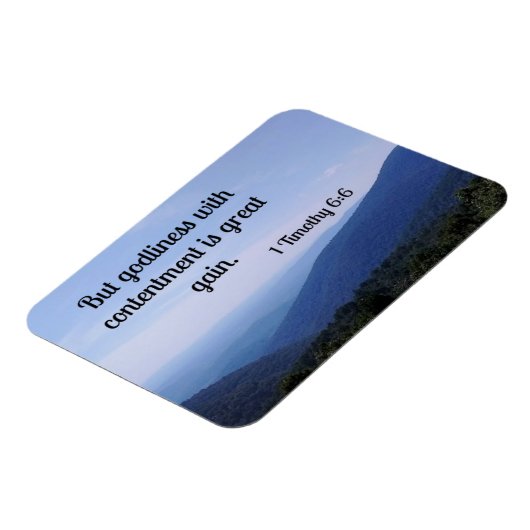 Magnet Flexible 1 Timothée 6:6 (Côté Gauche)