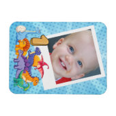 Magnet Flexible 1er anniversaire Dinosaur Party (Horizontal)