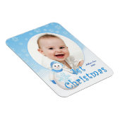 Magnet Flexible 1er Noël Snowman Custom (Côté Droit)