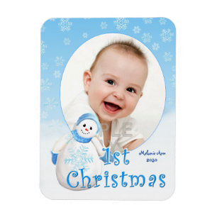 Magnet Flexible 1er Noël Snowman Custom