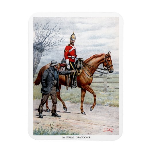 Magnet Flexible 1er Royal Dragoons (Vertical)