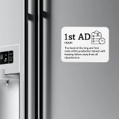 Magnet Flexible 1ère définition AD - cinéaste Flex 3" x 4"