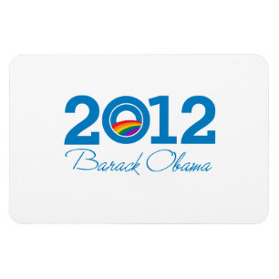 Magnet Flexible 2012 - Barack Obama Pride