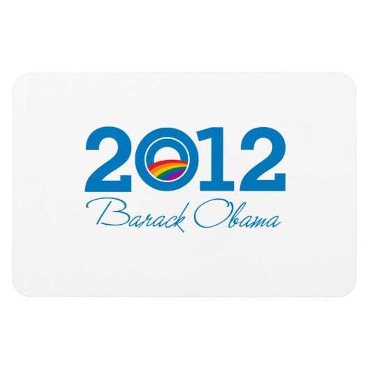 Magnet Flexible 2012 - Barack Obama Pride (Horizontal)