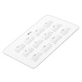 Magnet Flexible 2014 Créez-le vous-même Calendrier (Côté Gauche)