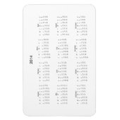Magnet Flexible 2014 Créez-le vous-même Calendrier (Vertical)