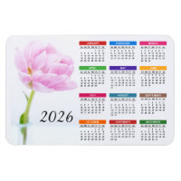 2023 Superbe Pivoine Rose | Calendrier Floral