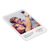 Magnet Flexible 2024 Cadeaux photo total Éclipse solaire Couples (Côté Droit)