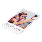 Magnet Flexible 2024 Cadeaux photo total Éclipse solaire Couples (Côté Gauche)