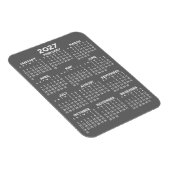Magnet Flexible 2024 Calendar - Basic Grey Mini Calendar (Côté Droit)