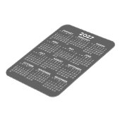 Magnet Flexible 2024 Calendar - Basic Grey Mini Calendar (Côté Gauche)