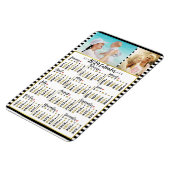 Magnet Flexible 2024 Tripes du calendrier mensuel de l'année | Pho (Côté Gauche)