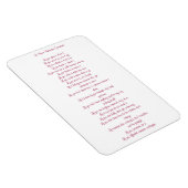 Magnet Flexible 20 Règles fondamentales de coexistence (Côté Droit)