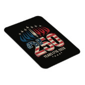 Magnet Flexible 250 Ans Anniversaire Amérique (Côté Droit)