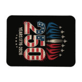 Magnet Flexible 250 Ans Anniversaire Amérique (Horizontal)