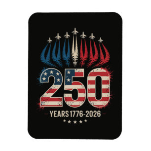 Magnet Flexible 250 Ans Anniversaire Amérique
