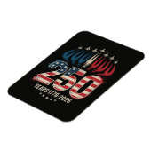 Magnet Flexible 250 Ans Anniversaire Amérique (Côté Gauche)