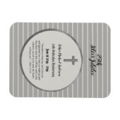 Magnet Flexible 25e anniversaire d'Ordination Prêtre argent Jubilé (Horizontal)