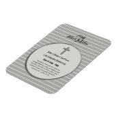 Magnet Flexible 25e anniversaire d'Ordination Prêtre argent Jubilé (Côté Gauche)