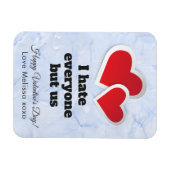 Magnet Flexible 2 Red Hearts (Horizontal)