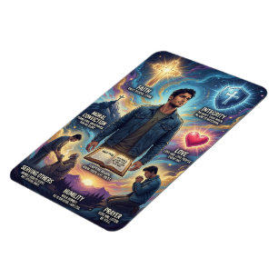 Magnet Flexible #2 Un Homme Réel Spirituellement