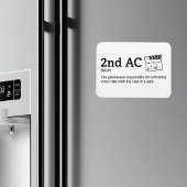 Magnet Flexible 2e définition CA - Caméra de 3 po x 4 po