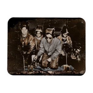 Magnet Flexible 2ème guerre mondiale africains américains de Rosie