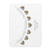 Magnet Flexible 30e anniversaire de mariage perle de lapsus cadeau (Vertical)