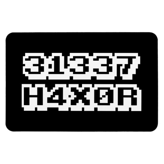 MAGNET FLEXIBLE 31337 H4X0R (Horizontal)