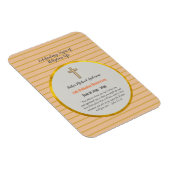 Magnet Flexible 35e anniversaire d'Ordination Prêtre Sapphire Or (Côté Droit)