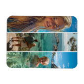 Magnet Flexible 3 Bandes Verticales Longues Photo Boho (Horizontal)
