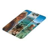 Magnet Flexible 3 Long Vertical Strip Boho Photo (Côté Gauche)