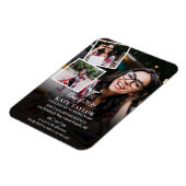 Magnet Flexible 3 Photo RN Infirmière Graduation Party Invitation (Côté Gauche)