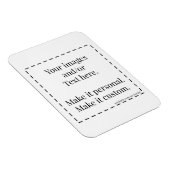 Magnet Flexible 3 x 4 pouces Prêt à customiser l'aimant (Côté Droit)