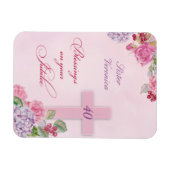 Magnet Flexible 40e anniversaire de la vie religieuse Nonne cathol (Horizontal)