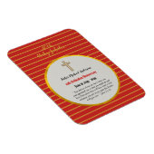 Magnet Flexible 40e anniversaire d'Ordination Prêtre Ruby Jubilé (Côté Droit)