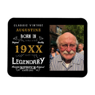 Magnet Flexible 40e anniversaire personnalisé